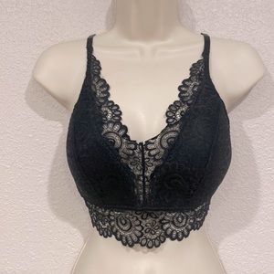 Lacey black bralette